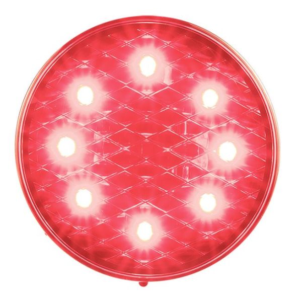 LED Autolamps 82RCM 12/24V 82 Series Round Stop / Tail Lamp - Clear Lens PN: 82RCM